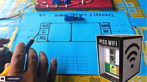 PISO WIFI TUTORIAL WITH RELAY (Manual build) .